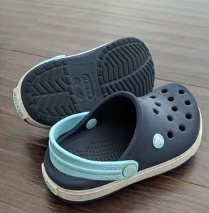 CROCS Crocband II Navy/Icy Blue Toddler